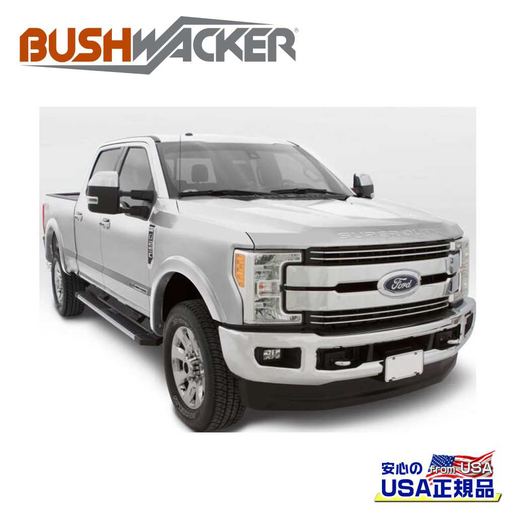 【BUSHWACKER ブッシュワーカー 正規品】OEスタイル オーバーフェンダー 一台分ブラック/マットスムーズFORD フォード F-250/F250/F-350/F350 2020年~2022年 FORD フォード F-450/F450 2017年~2022年|DOLONCO(ドロンコ)