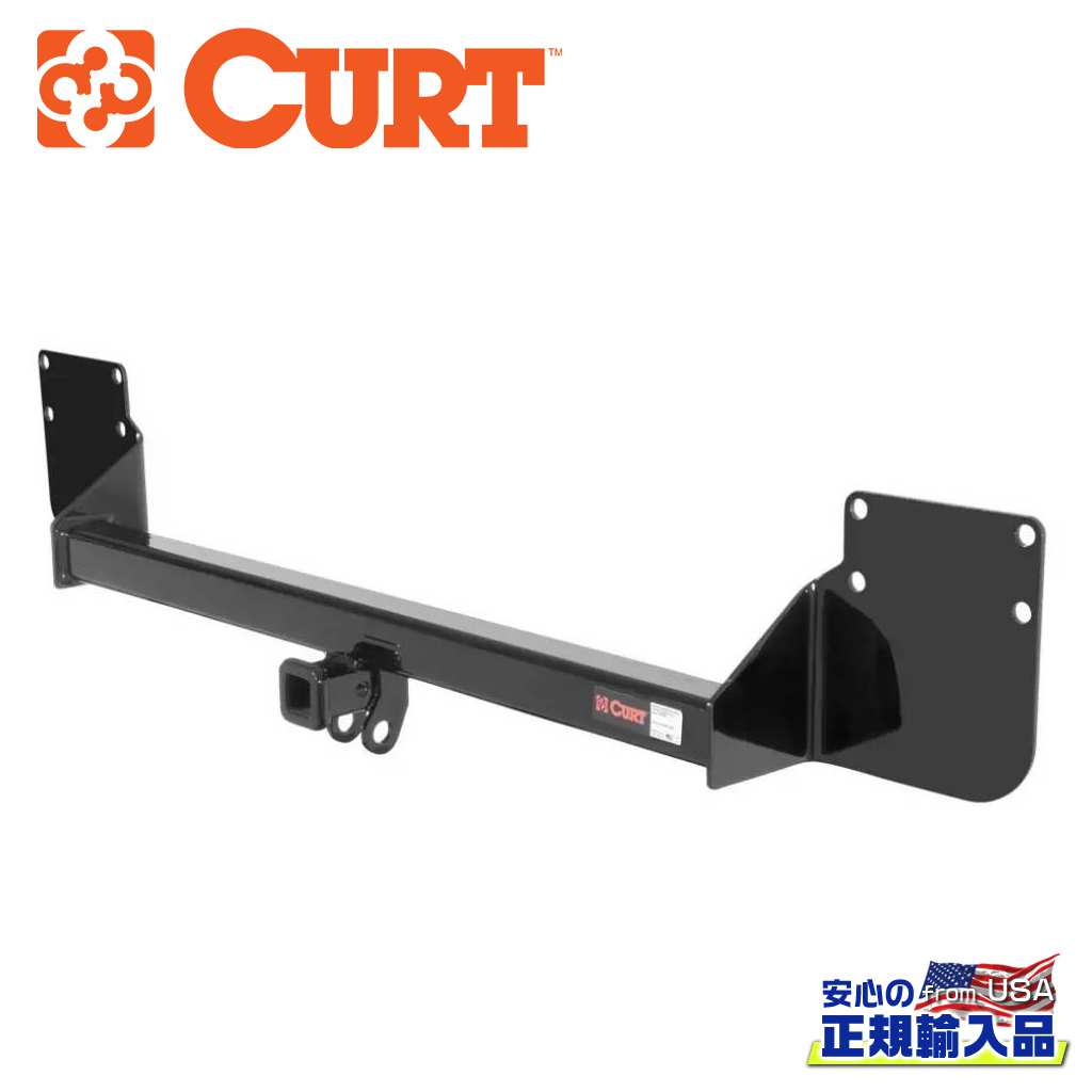 【CURT(カート)正規代理店】 Class1 ヒッチメンバー 1.25インチ角 牽引能力:907kg スチール ミニ クーパー ハードトップ/コンバーチブル