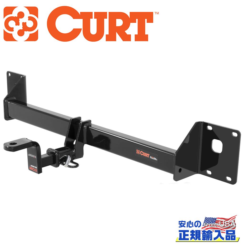 【CURT (カート)正規代理店】 Class 1 ヒッチメンバー 3/4インチ穴 ボールマウント付き レシーバーサイズ 1.25インチ 牽引能力 約908kg フォルクスワーゲン ゴルフ スポーツワーゲン 2015年～2019年