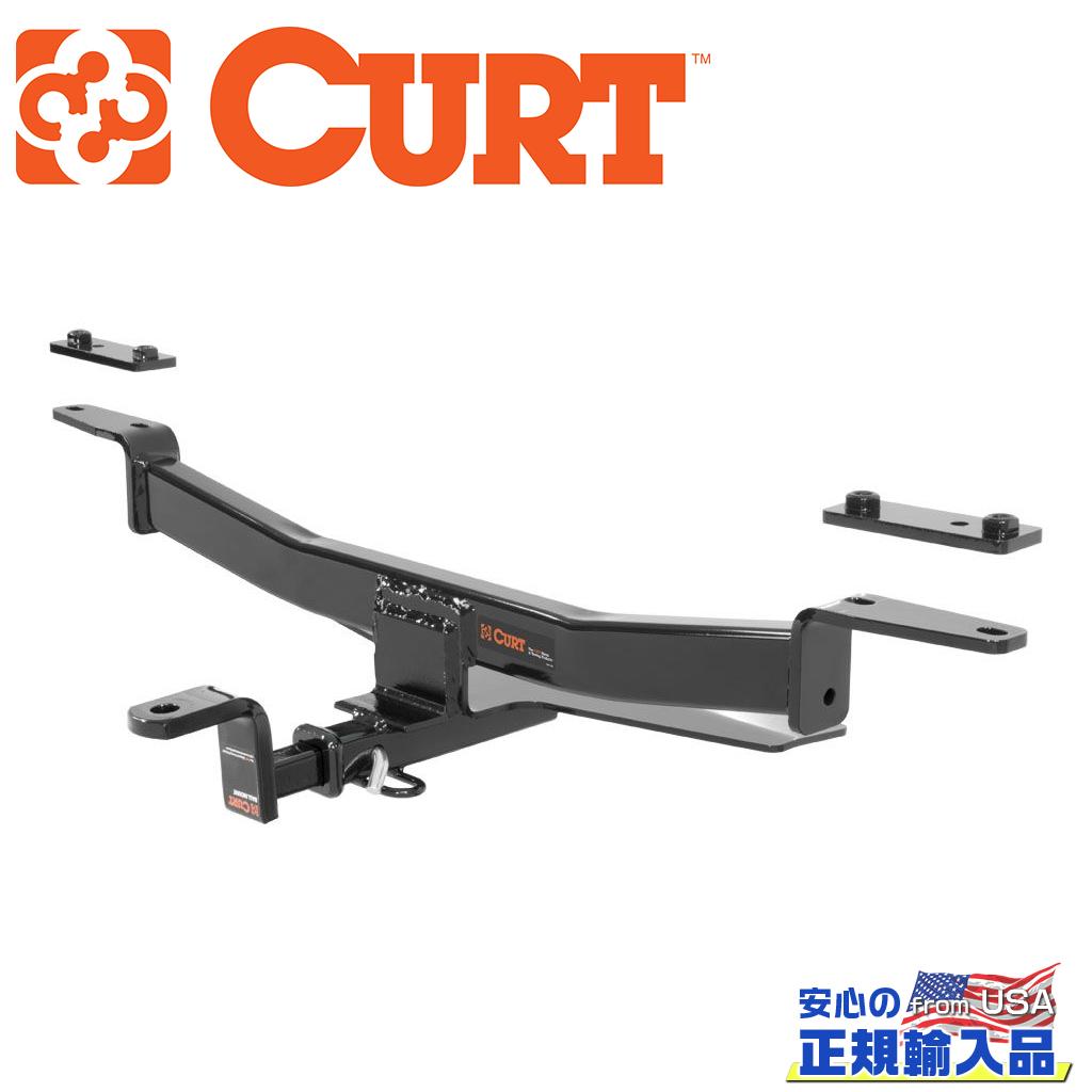 【CURT (カート)正規代理店】 Class 1 ヒッチメンバー 3/4インチ穴 ボールマウント付き レシーバーサイズ 1.25インチ 牽引能力 約908kg アウディ A6 A6クアトロ 2012年～2016年
