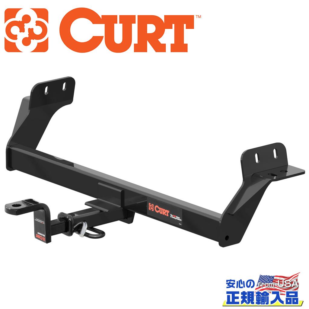 【CURT (カート)正規代理店】 Class 2 ヒッチメンバー 3/4インチ穴 ボールマウント付き レシーバーサイズ 1.25インチ 牽引能力 約1589kg FORD フォード フュージョン スポーツ 2017年～2019年