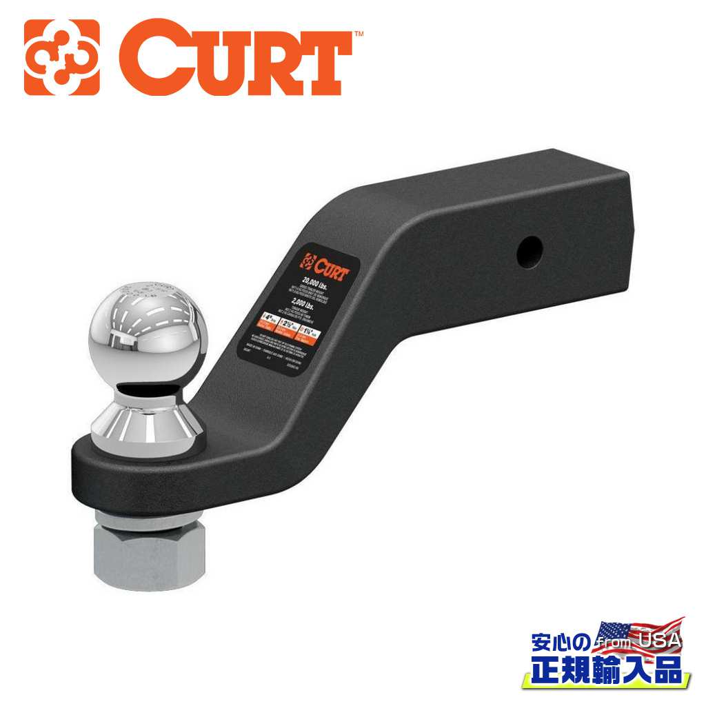 【CURT(カート)正規代理店】フォージド ボールマウント 2.5インチ角・牽引能力約 9000kg汎用｜DOLONCO（ドロンコ） 15,620円