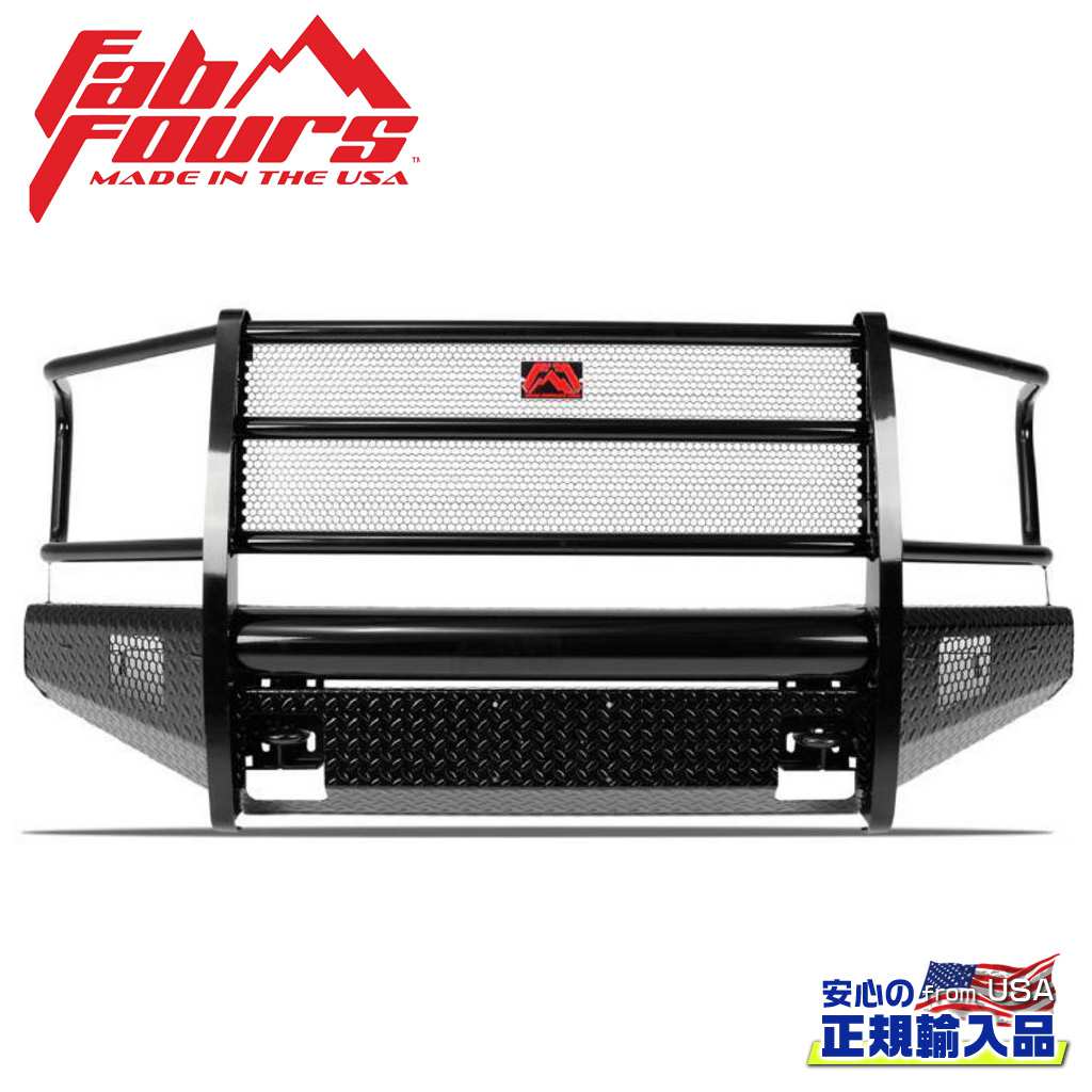 【FAB FOURS(ファブフォース)正規輸入品】ブラックスチール フロントバンパー フルガードDODGE ダッジ ラム RAM 1500 2009年~2012年|DOLONCO(ドロンコ)