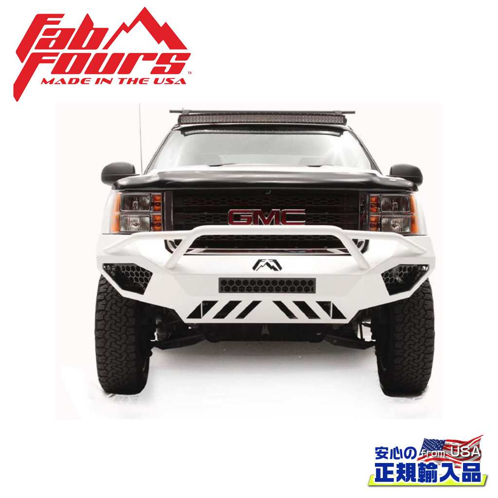 【FAB FOURS(ファブフォース)正規輸入品】 VENGEANCE フロントバンパー プレランナーガード GMC シエラ 2500/3500 2011年～2014年