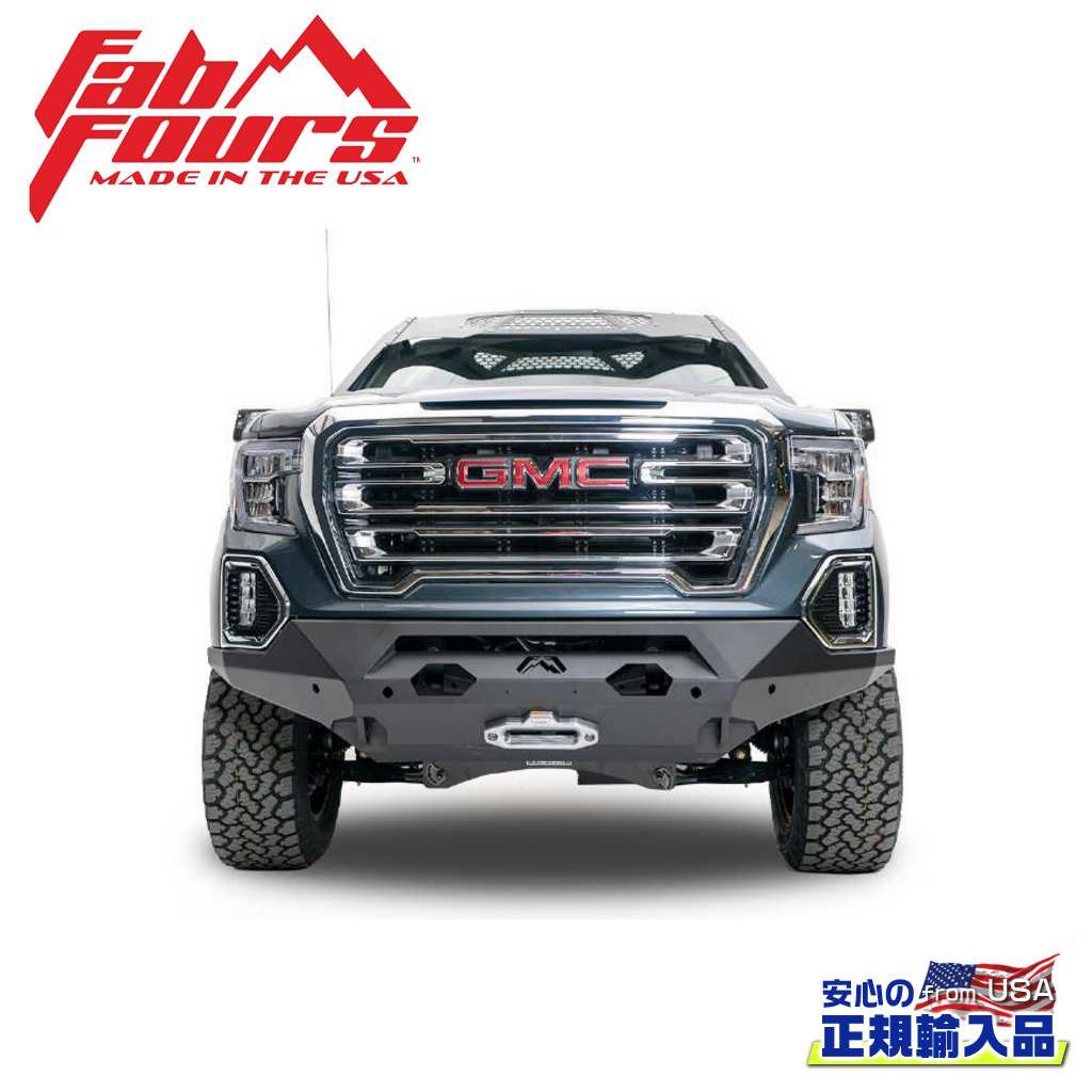 【FAB FOURS(ファブフォース)正規輸入品】マトリックス フロントバンパー ガード無しGMC シエラ 1500 2019年～2021年｜DOLONCO（ドロンコ）