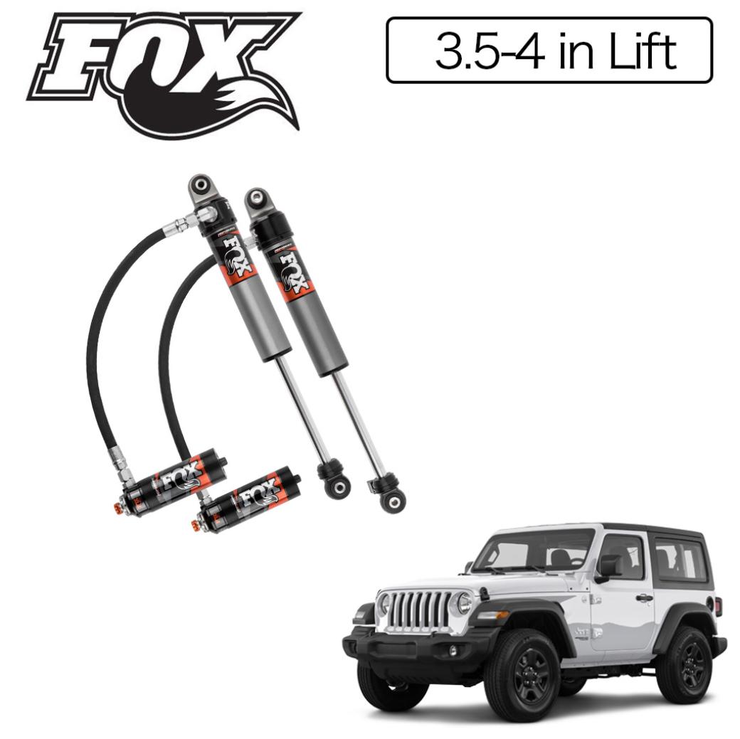 【FOX RACING (フォックスレーシング)正規品】 パフォーマンス エリートシリーズ 2.5 調整式 フロントショック 3.5～4インチアップ用・2本 Jeep Wrangler ジープ ラングラー JL Jeep Gladiator ジープ グラディエーター JT 2020年～現行