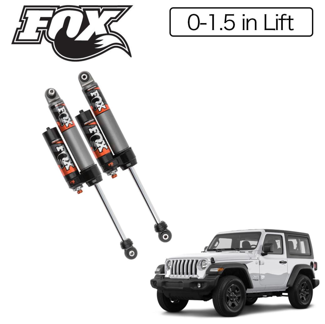 【FOX RACING (フォックスレーシング)正規品】パフォーマンス エリートシリーズ 2.5調整式 リアショック ノーマル~1.5インチアップ用・2本Jeep Wrangler ジープ ラングラー JL 2018年~ 新型|DOLONCO(ドロンコ)