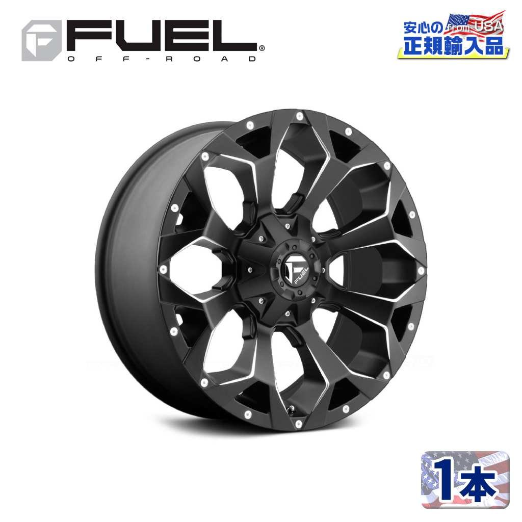 【FUEL OFFROAD (フューエルオフロード) 正規代理店】17インチアルミホイール 1本D546 ASSAULT アサルト17&times;9 6H135/139.7 -12 CB106.1マットブラックミルド 汎用/D54617909845｜DOLONCO（ドロンコ）