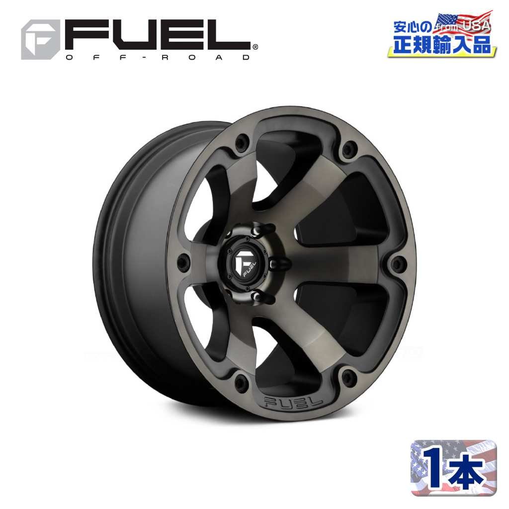 【FUEL OFFROAD (フューエルオフロード) 正規代理店】20インチアルミホイール 1本D564 BEAST ビースト20×9 6H135 +1 CB87.1MATTE BLACK DOUBLE DARK TINT 汎用/D56420908950|DOLONCO(ドロンコ)