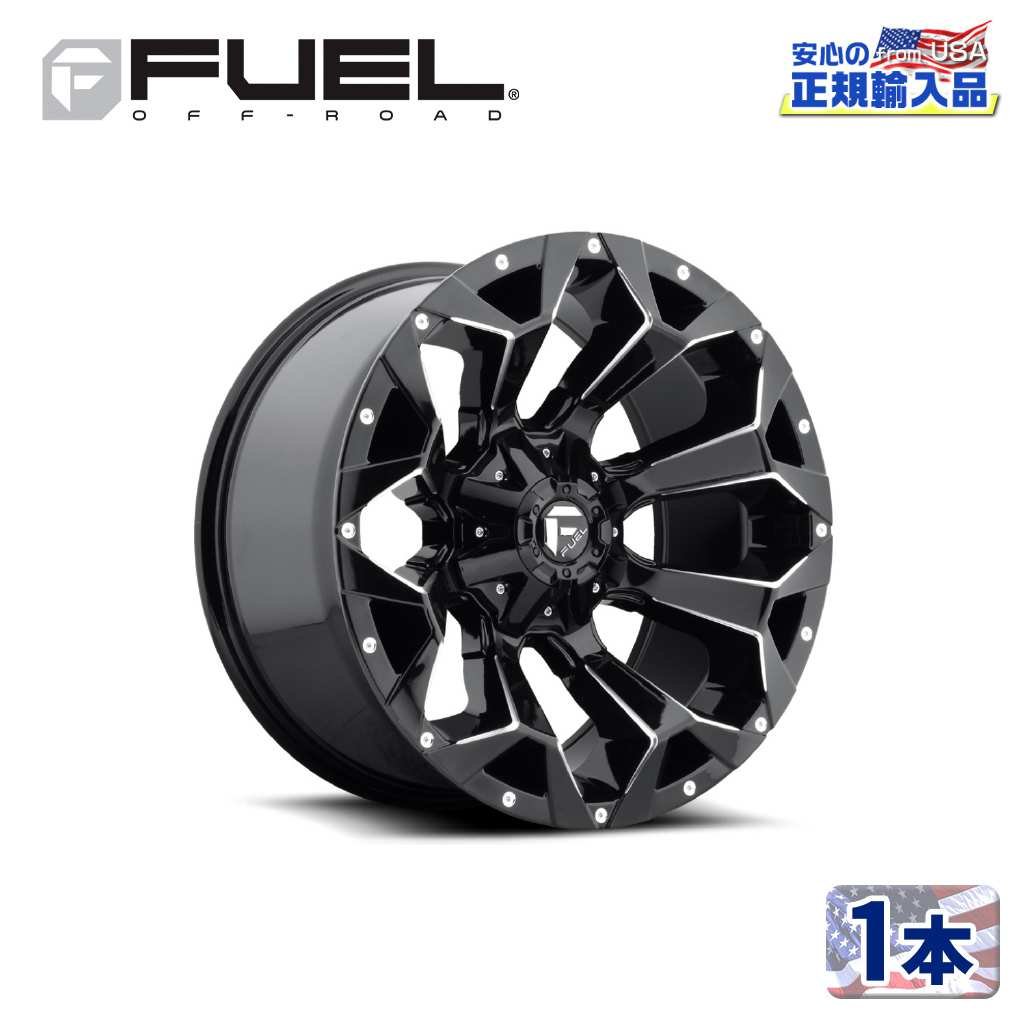 【FUEL OFFROAD (フューエルオフロード) 正規代理店】17インチアルミホイール 1本D576 ASSAULT アサルト17&times;9 6H135/139.7 +2 CB106.1グロスブラックミルド 汎用/D57617909849｜DOLONCO（ドロンコ）