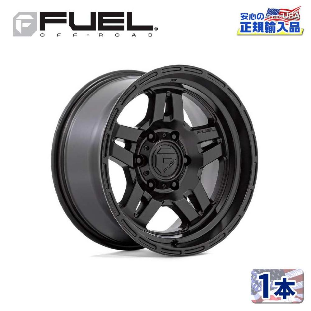 【FUEL OFFROAD (フューエルオフロード) 正規代理店】18インチアルミホイール 1本D799 OXIDE18&times;9 6H139.7 +1 CB106.1ブラックアウト 汎用/D79918908450｜DOLONCO（ドロンコ）