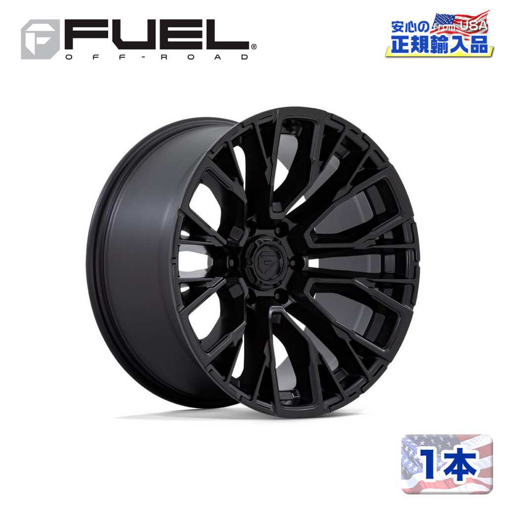 【FUEL OFFROAD (フューエルオフロード) 正規代理店】17インチホイール 1本D847 REBAR 17×9 6H 135 -12 CB87.1BLACKOUT(ブラックアウト)汎用/D84717908945|DOLONCO(ドロンコ)