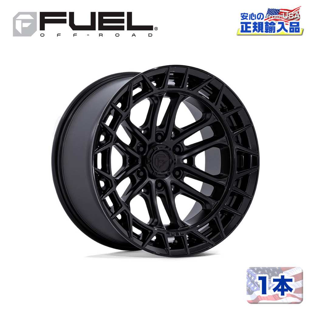 【FUEL OFFROAD (フューエルオフロード) 正規代理店】20インチホイール 1本FC874 CELSIUS 20&times;10 6H 135 -18 CB87.1MATTE BLACK W/ GLOSS BLACK LIP(マットブラック/グロスブラックリップ)汎用/FC874MB20106318N｜DOLONCO（ドロンコ） 52,734円