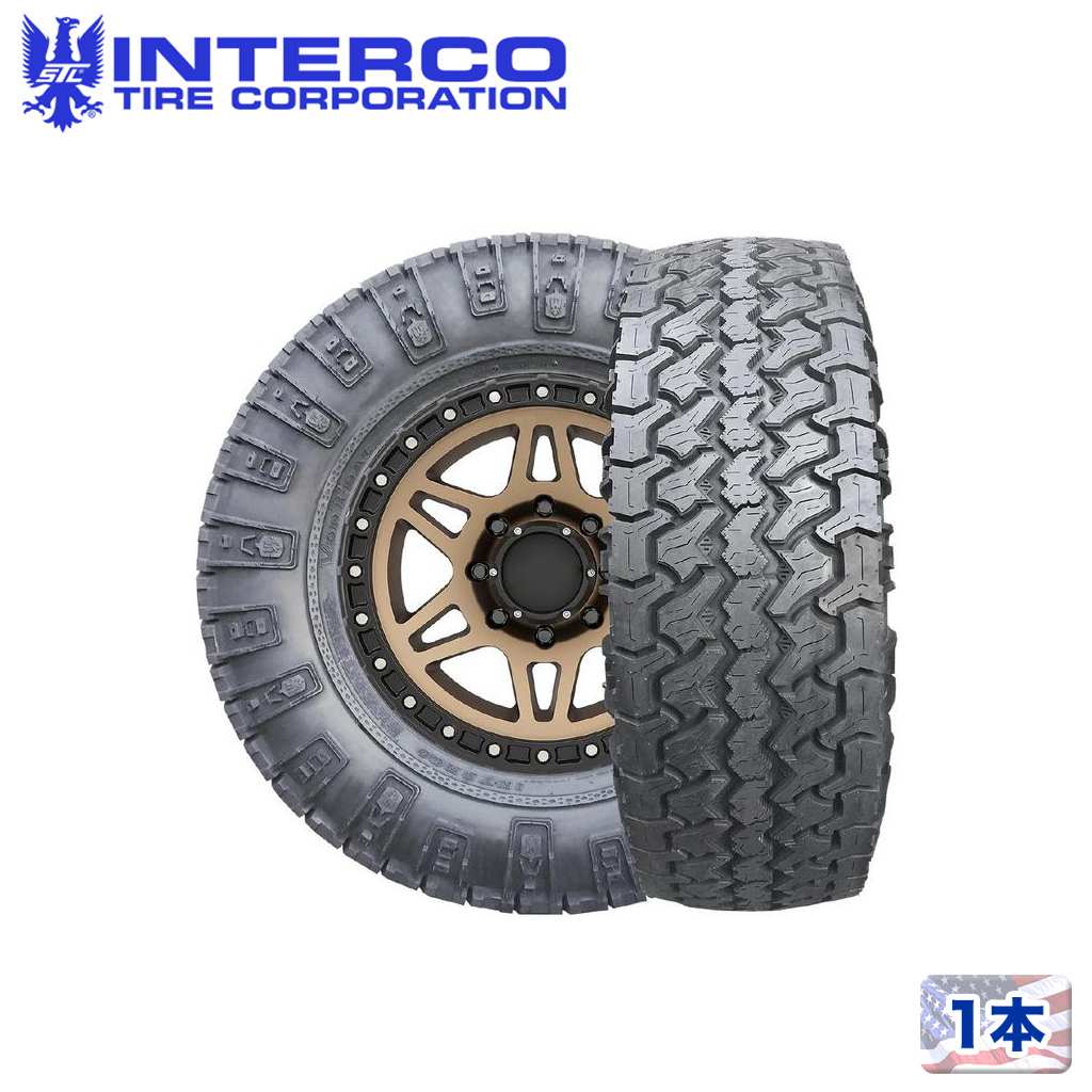 【INTERCO TIRE 正規品】16.5インチタイヤ 1本VorTrac LT33&times;12.50R16.5LT ブラックレター ラジアル｜DOLONCO（ドロンコ）