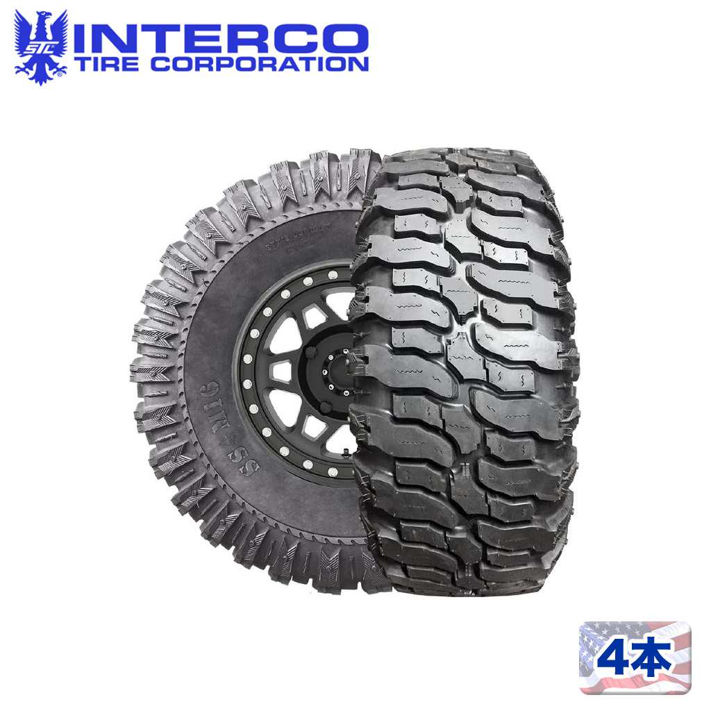 【INTERCO TIRE 正規品】20インチタイヤ 4本SS-M1637×13.50R20 ブラックレター ラジアル|DOLONCO(ドロンコ)