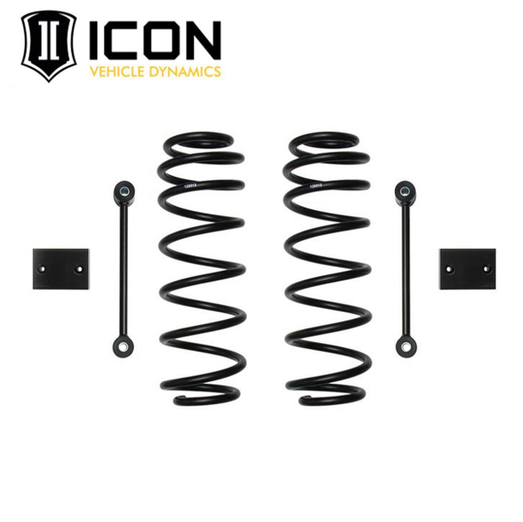 【ICON VEHICLE DYNAMICS(アイコン ビークル ダイナミクス)正規品】 2.5インチ リア デュアルレート コイルスプリングキット Jeep Wrangler ジープ ラングラー JL 2018年～ GLADIATOR グラディエーターJT 2020年～現行
