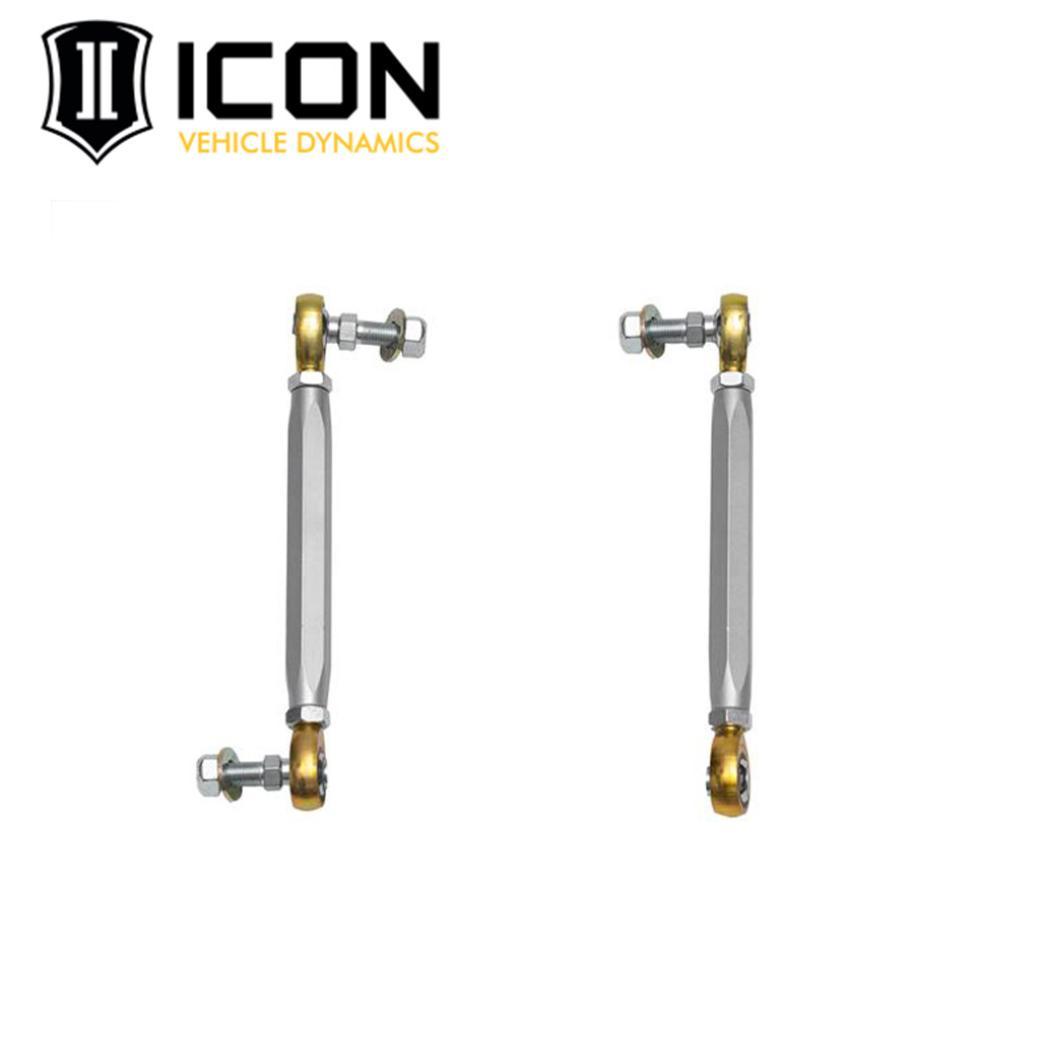 【ICON VEHICLE DYNAMICS(アイコン ビークル ダイナミクス)正規品】 フロントスタビライザーリンクキット Jeep Wrangler ジープ ラングラー JL 2018年～ GLADIATOR グラディエーターJT 2020年～現行