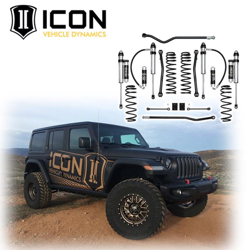 【ICON VEHICLE DYNAMICS(アイコン ビークル ダイナミクス)正規品】 2.5インチ ステージ5 サスペンションキット/サスキット Jeep Wrangler ジープ ラングラー JL 2018年～