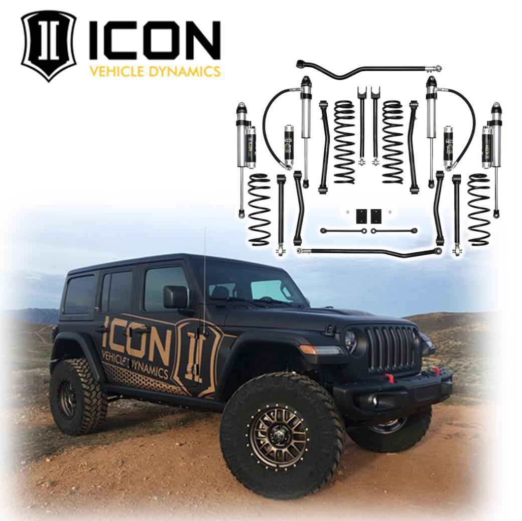 【ICON VEHICLE DYNAMICS(アイコン ビークル ダイナミクス)正規品】 2.5インチ ステージ8 サスペンションキット/サスキット Jeep Wrangler ジープ ラングラー JL 2018年～