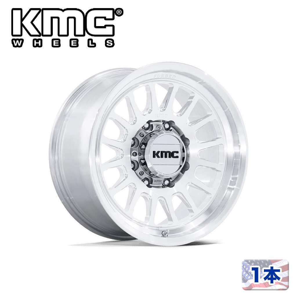 【KMC 正規品】 17インチホイール 1本 KM447 IMPACT FORGED MONOBLOCK 17×8.5 6H 139.7 -10 CB106.1 RAW MACHINED 汎用/KM447DX17856810N
