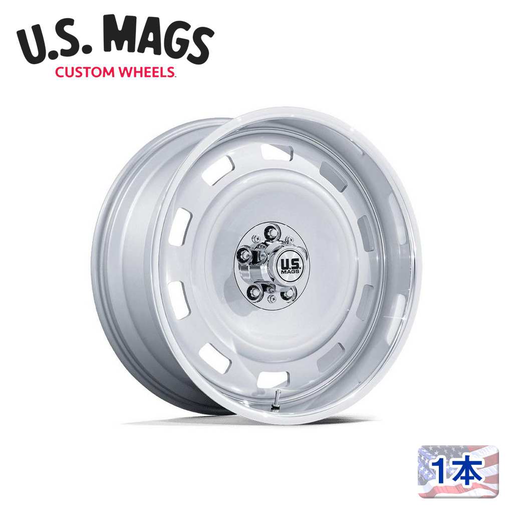 【 US MAGS 正規品】22インチ アルミホイール 1本UC143 SCOTTSDALE 22×9 6H 139.7 +15 CB78.1SILVER W/ DIAMOND CUT LIP(シルバー/ダイアモンドカットリップ) 汎用|DOLONCO(ドロンコ)