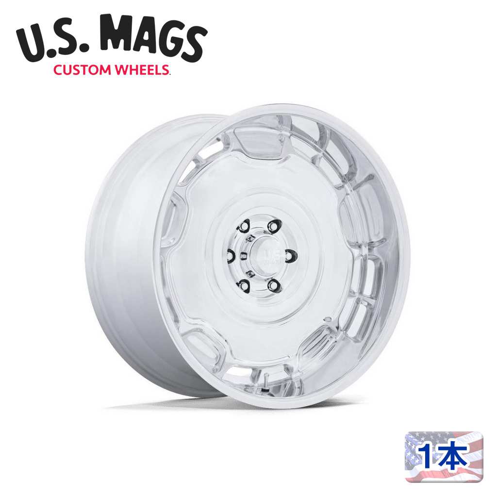 【 US MAGS 正規品】20インチ アルミホイール 1本UC146 ARLINGTON 20×10 5H 127 +6 CB78.1POLISHED(ポリッシュ) 汎用|DOLONCO(ドロンコ)