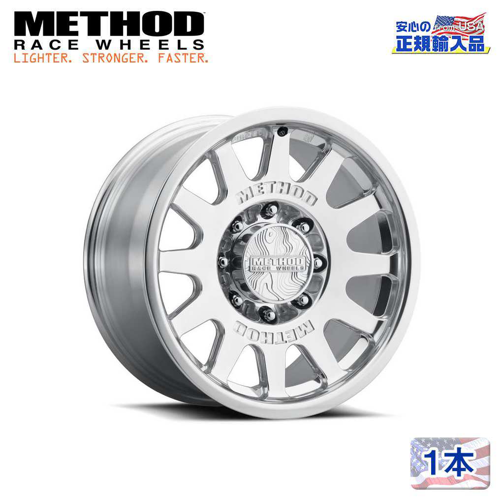 【Method Race Wheels 正規品】 18インチ アルミホイール 1本 MR203 Forged 18×9 8H 180 +12 CB130.8 POLISHED - CLEAR COAT(ポリッシュ) 汎用/MR203890881112