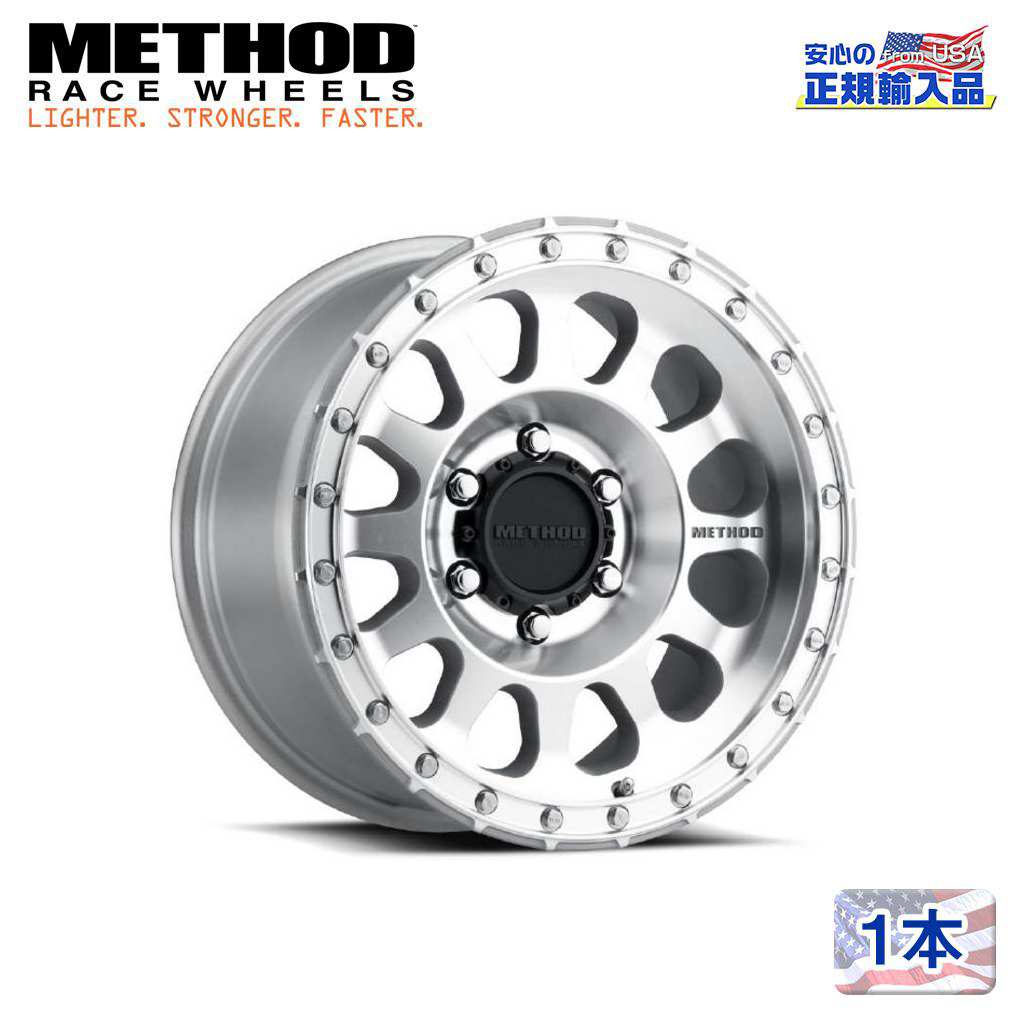 【Method Race Wheels(メソッドレース)正規代理店】20インチアルミホイール 1本MR315 MACHINED-CLEAR COAT20X9 8H170 +18 CB130.81 汎用|DOLONCO(ドロンコ)