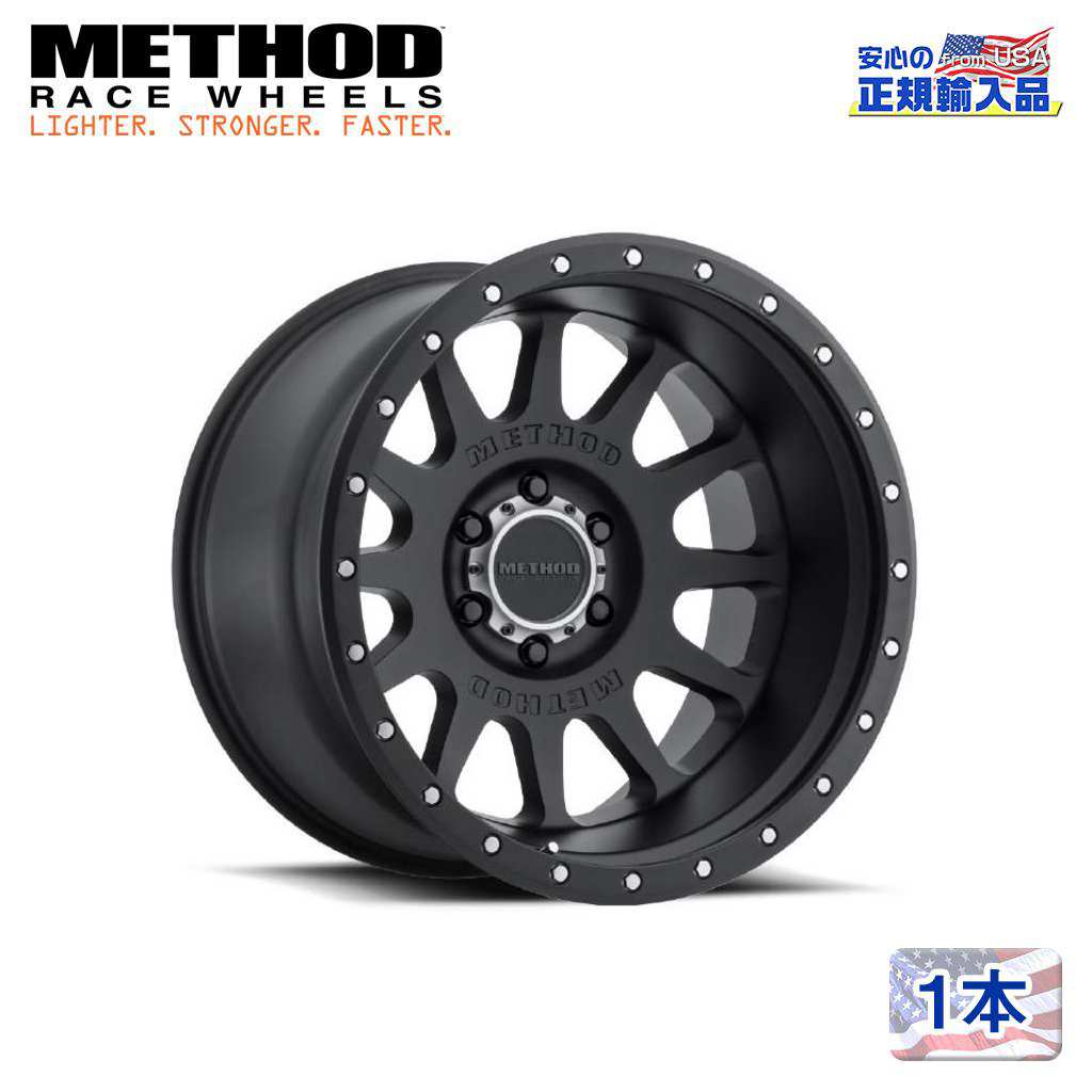 【Method Race Wheels(メソッドレース)正規代理店】20インチアルミホイール 1本MR605 NV 20×10J 8H170 -24 CB124.9汎用|DOLONCO(ドロンコ)
