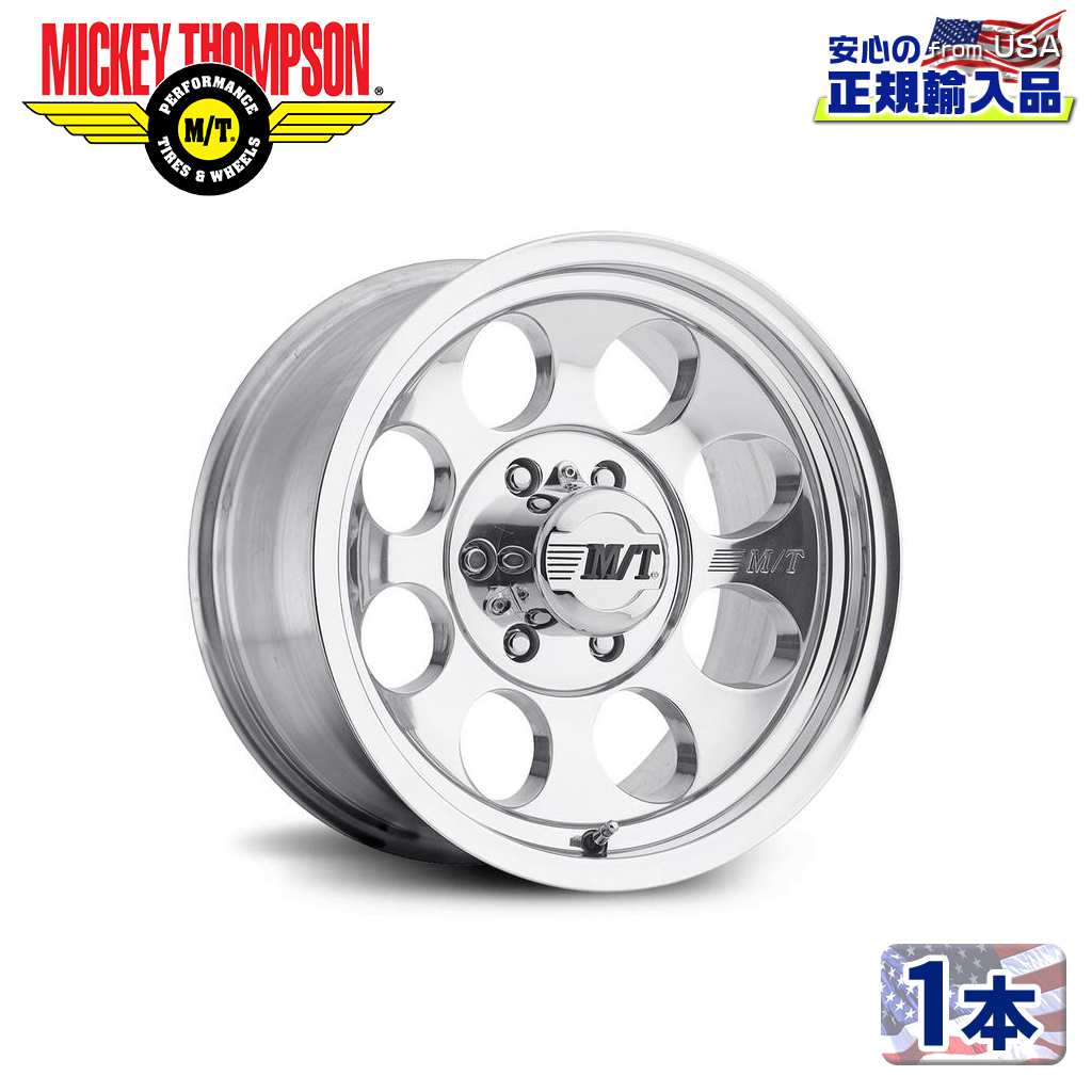 【MICKEY THOMPSON (ミッキートンプソン) 日本正規輸入総代理店】 17インチアルミホイール 1本 CLASSIC III 17×9J 5H139.7 -12 CB106.5 汎用
