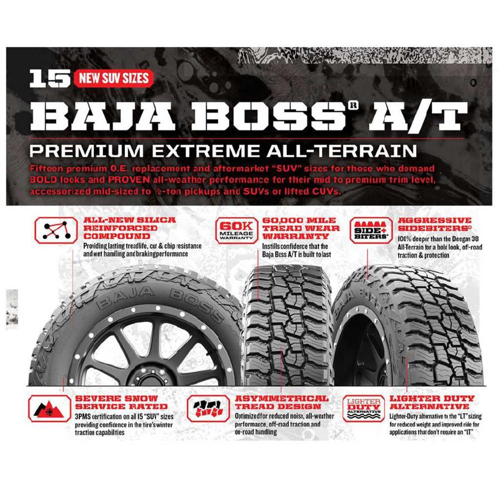 BAJA BOSS A SUV AT 1本305 ブラックレターラジアル T 120T 50R20 20