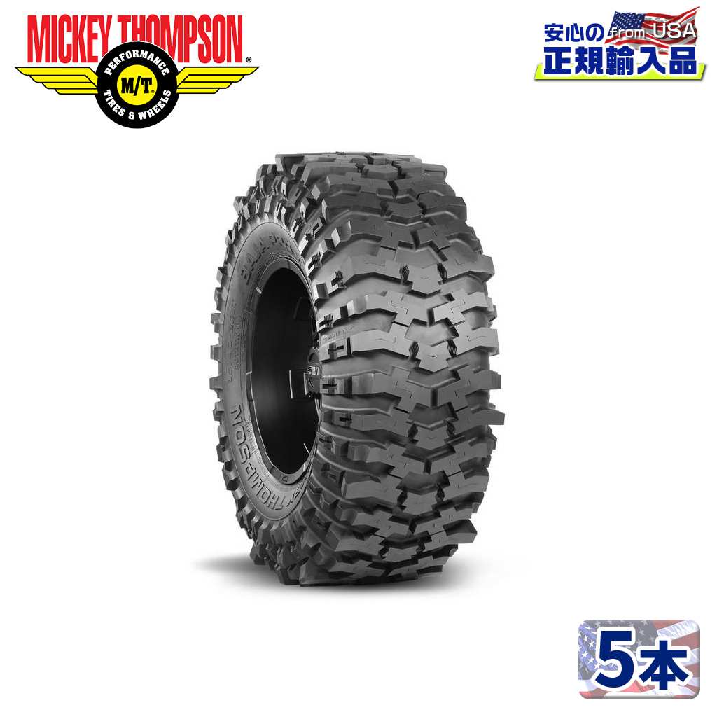 【MICKEY THOMPSON (ミッキートンプソン) 日本正規輸入総代理店】BAJA PRO XS 17インチタイヤ 5本15/43-17LTブラックレター バイアス汎用｜DOLONCO（ドロンコ） 371,250円