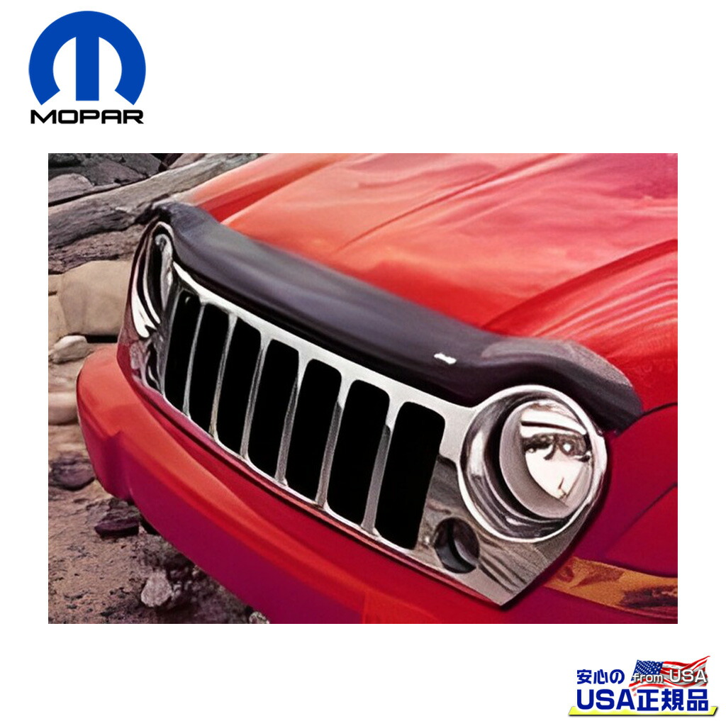 【MOPAR(モパー)USA正規品】エアディフレクター / バグガード (JEEPロゴ入り)Jeep Patriot ジープ パトリオット 2007年～2017年｜DOLONCO（ドロンコ）