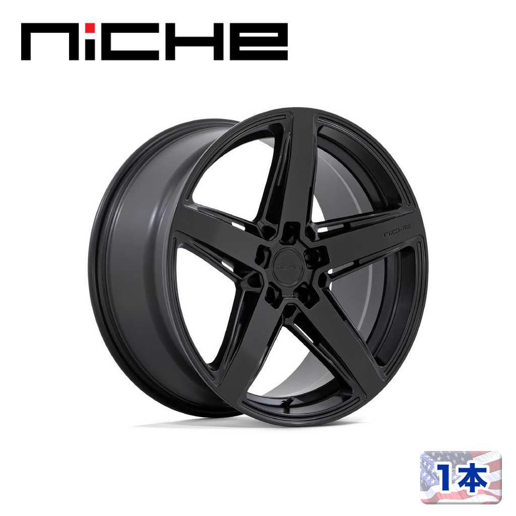 【NICHE（ニッチェ）日本総代理店】 20インチアルミホイール 1本 汎用 M269 TERAMO マットブラック 20×9J 5H 114.3 +42 CB72.56