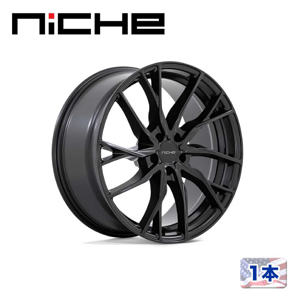 【NICHE（ニッチェ）日本総代理店】 20インチアルミホイール 1本 汎用 M272 NOVARA マットブラック 20×9J 5H 114.3 +35 CB72.56
