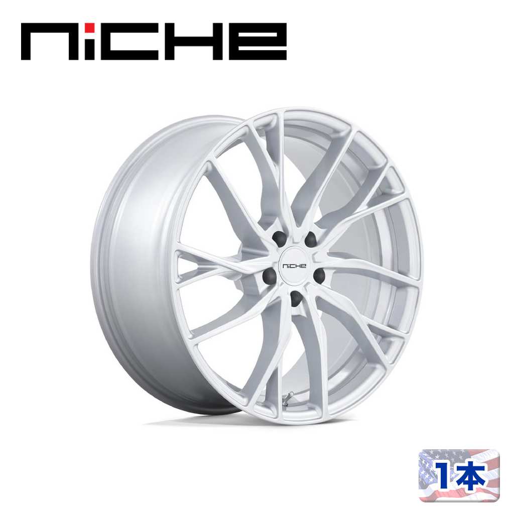 【NICHE（ニッチェ）日本総代理店】 20インチアルミホイール 1本 汎用 M273 NOVARA シルバー 20×10.5J 5H 114.3 +20 CB72.56