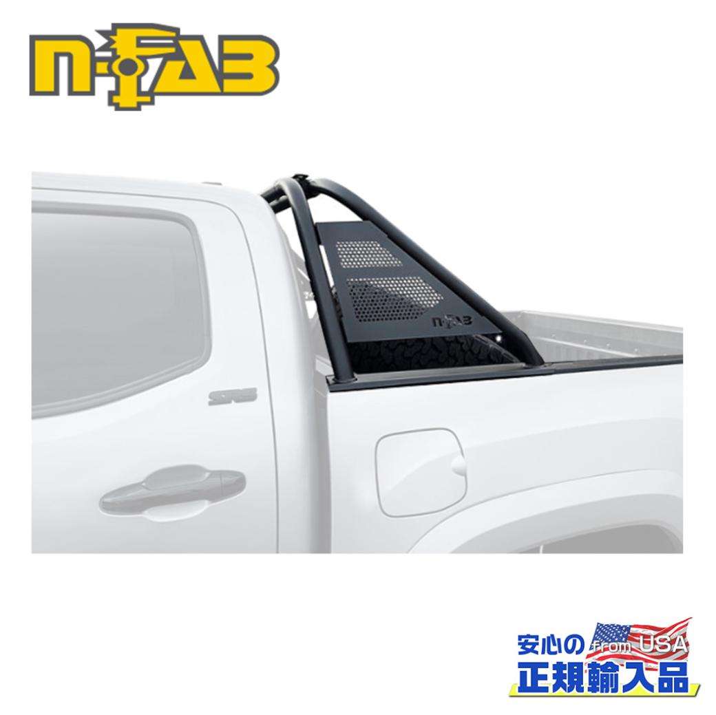 【N-FAB(エヌファブ) 正規輸入品】 ARC スポーツバー / ロールバー チューブ径:約4.4cm Chevrolet Colorado シボレー コロラド GMC Canyon キャニオン テクスチャーブラック スチール