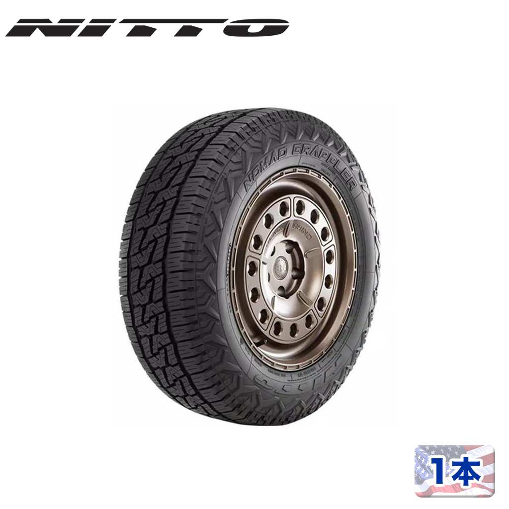 【NITTO TIRE 正規品】22インチタイヤ 1本NOMAD GRAPPLER 285/45R22ラジアルタイヤ ブラックレタークロスオーバーテレーン 汎用/212280|DOLONCO(ドロンコ)