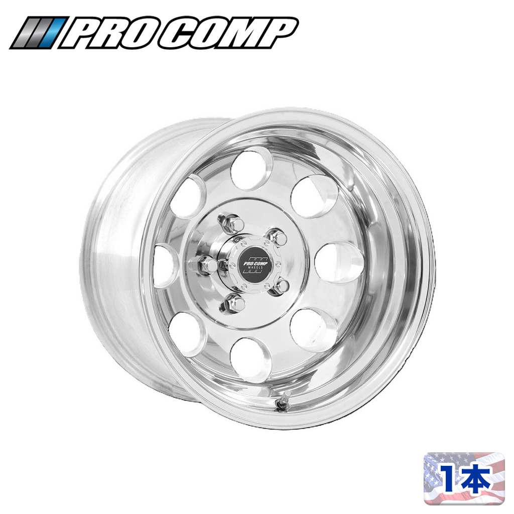 【PRO COMP 正規品】 17インチアルミホイール 1本 PA69 VINTAGE ポリッシュ 17×9J 6H 139.7 -6 CB110 FJ/150プラド/215サーフ/ハイラックスGUN125