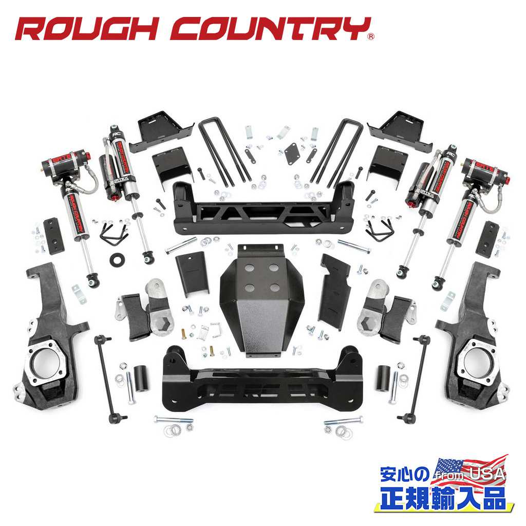 【ROUGH COUNTRY(ラフカントリー)正規輸入総代理店】 7インチリフトキット Vertexショック シボレー/GMC 2500HD 2020年～現行
