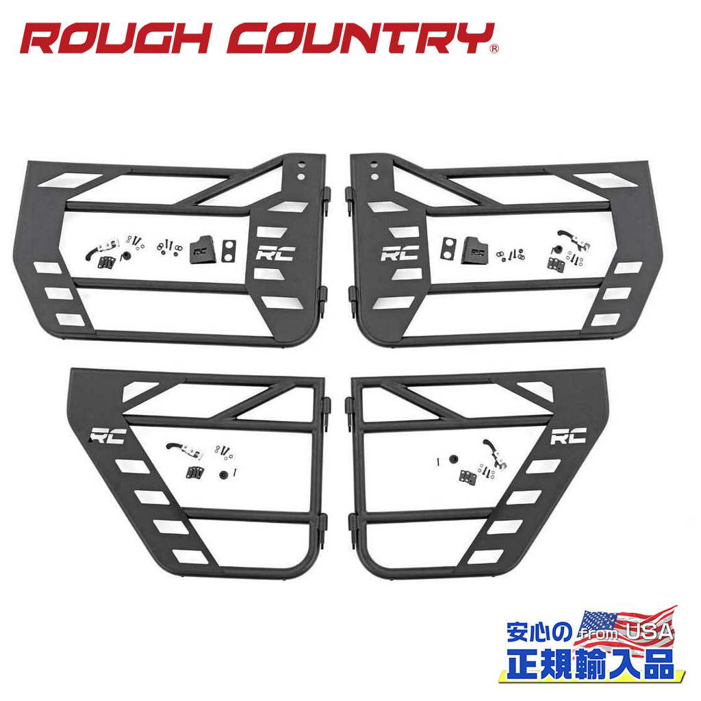 【ROUGH COUNTRY(ラフカントリー)正規代理店】 チューブドア 一台分 Jeep Wrangler ジープ ラングラー JK 2WD/4WD 2007年～2018年 115,050円