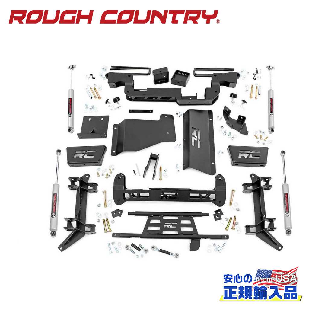【ROUGH COUNTRY(ラフカントリー)正規輸入総代理店】 6インチリフトキット シボレー C2500・K2500 C3500・K3500 8穴ホイール 1988年～2000年