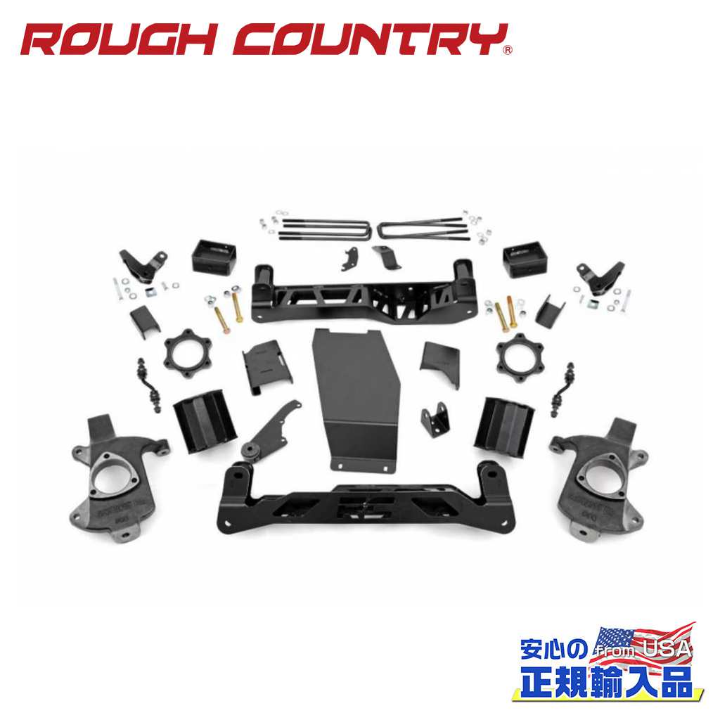 【ROUGH COUNTRY(ラフカントリー)正規輸入総代理店】 5インチリフトキット キャストアルミ GMC シエラ 1500 デナリ 2014年～2018年 106,975円