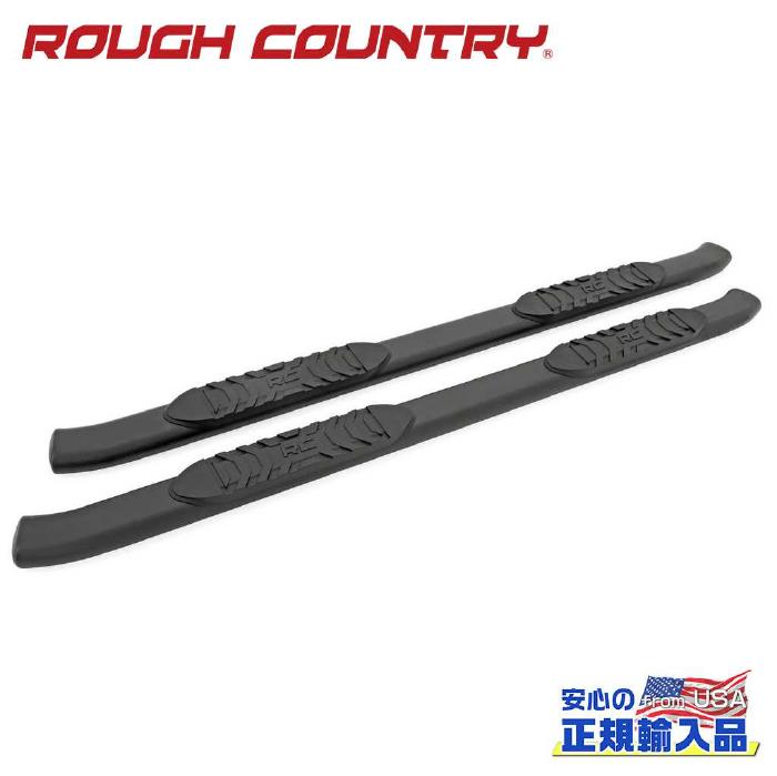 【ROUGH COUNTRY(ラフカントリー)正規輸入総代理店】 オーバルナーフステップ/サイドステップ FORD フォード ブロンコ クルーキャブ 2021年~現行