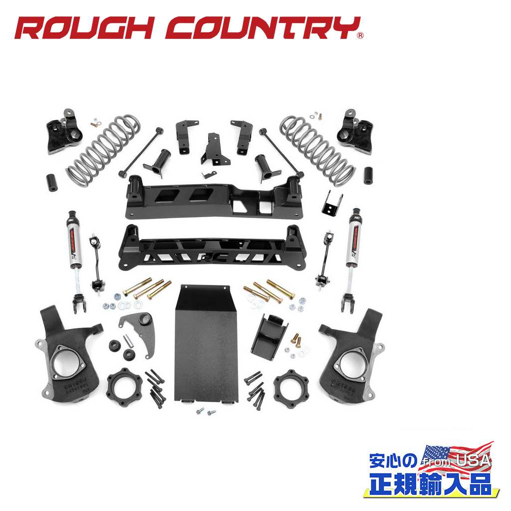 【楽天市場】【ROUGH COUNTRY(ラフカントリー)正規輸入総代理店】6インチリフトアップキット/サスキットM1モノチューブショック付き  1067が必要キャデラック エスカレード/シボレー タホ/GMC ユーコン : DOLONCO（ドロンコ）