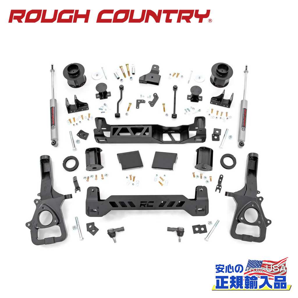 【ROUGH COUNTRY(ラフカントリー)正規輸入総代理店】6インチリフトキット 22インチ純正ホイール用 Dodge Ram ダッジ ラム1500 2WD 2019年～現行｜DOLONCO（ドロンコ） 122,050円