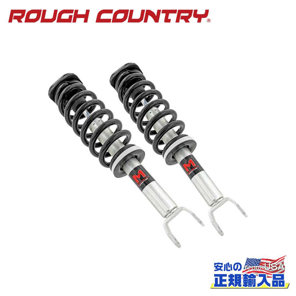 【ROUGH COUNTRY(ラフカントリー)正規輸入総代理店】 M1モノチューブ ロードストラット 3.5インチアップ フロント用 Ram ラム 1500 2WD/4WD 2019年～現行