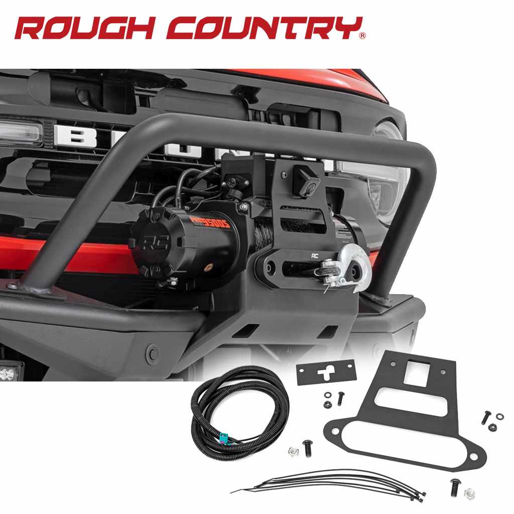 【ROUGH COUNTRY 正規品】 フロントカメラ移設キット FORD フォード ブロンコ 2021年～