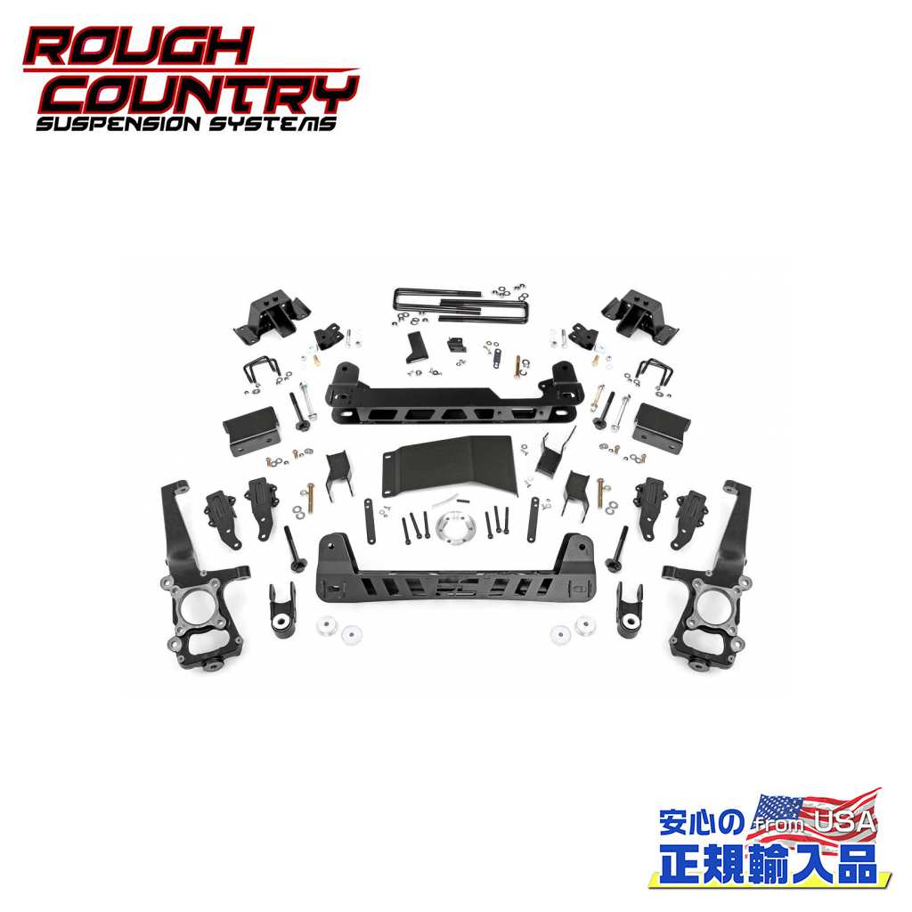 【ROUGH COUNTRY(ラフカントリー)正規輸入総代理店】 4.5インチ(約 11.4cm)リフトキット/サスキット FORD フォード ラプター 4WD 2019年～2020年