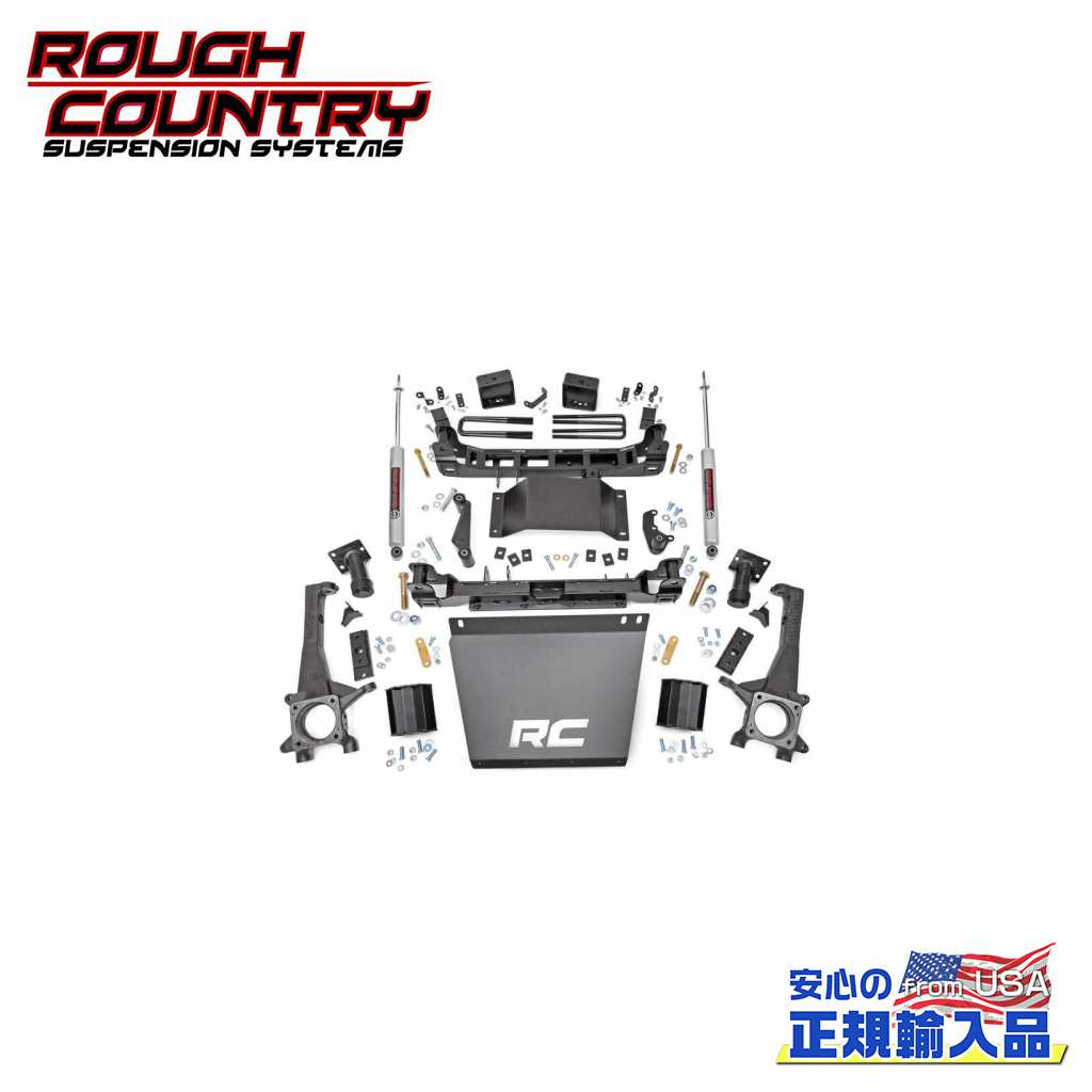 【ROUGH COUNTRY(ラフカントリー)正規輸入総代理店】 6インチ(約 15.2cm)リフトキット/サスキット ストラットスペーサー・プレミアムN3ショック TOYOTA Tacoma トヨタ タコマ 2WD/4WD 2005年～2015年